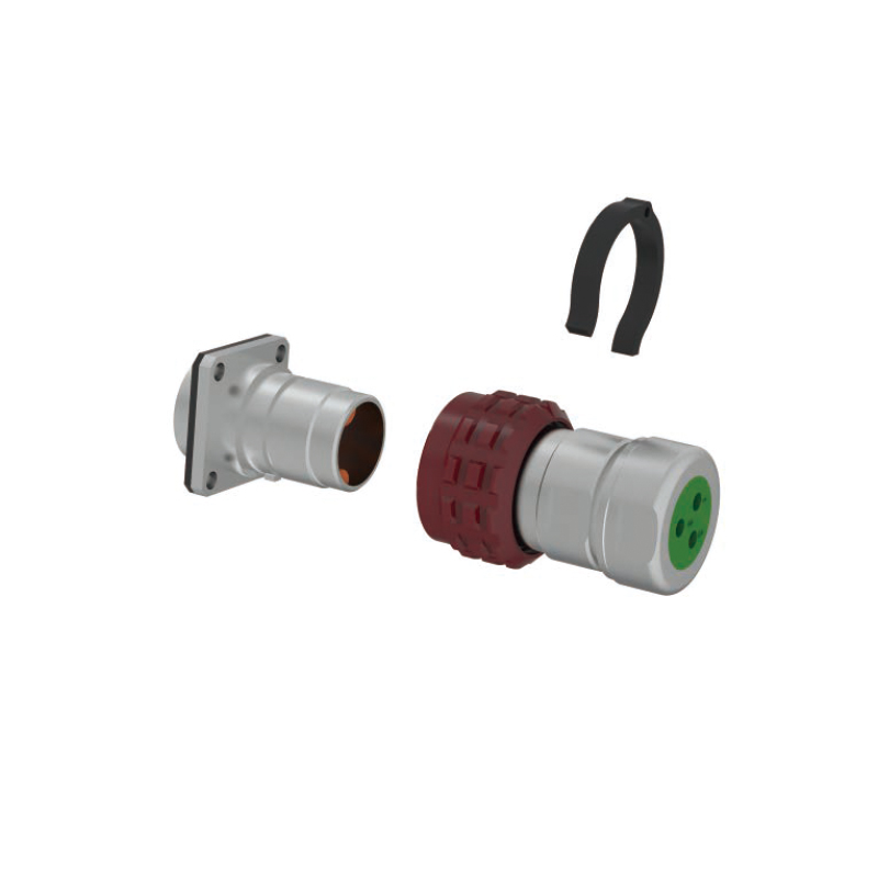 LGCA20-3新能源汽車(chē)圓形推拉鎖緊式連接器